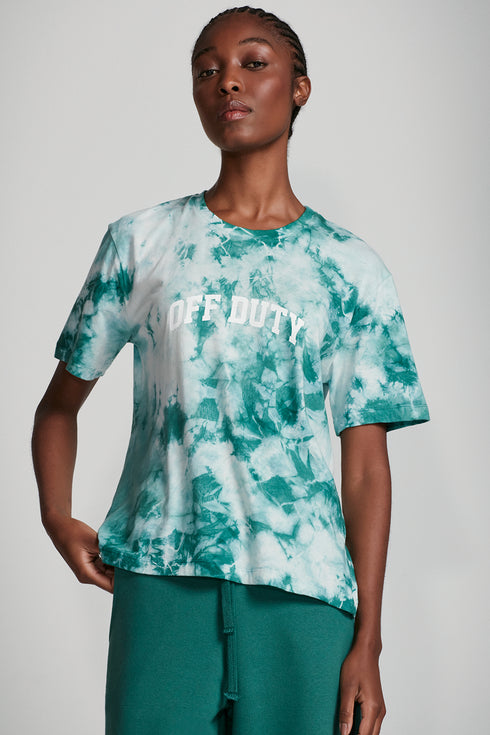 T-SHIRT TIE DYE OFF DUTY VERDE