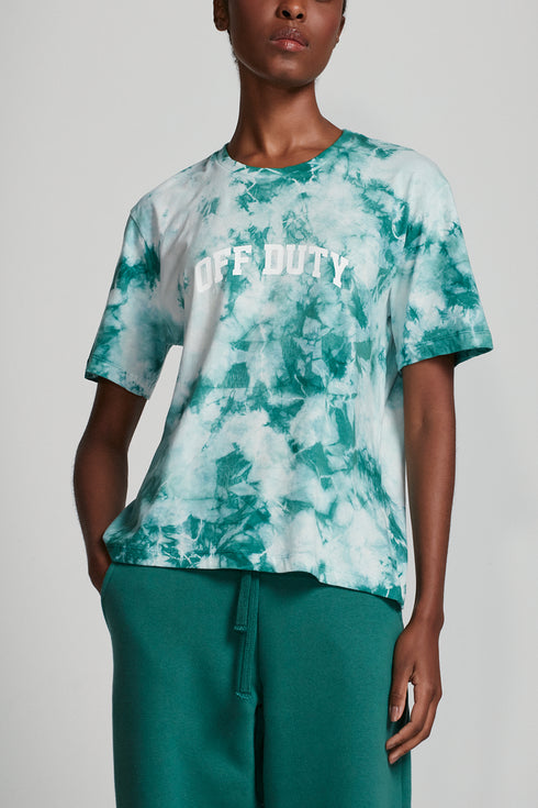 T-SHIRT TIE DYE OFF DUTY VERDE