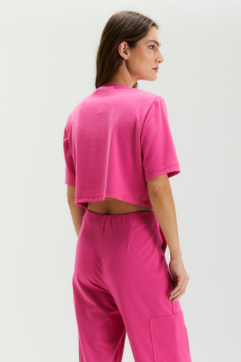 BLUSA MANGA CURTA PINK