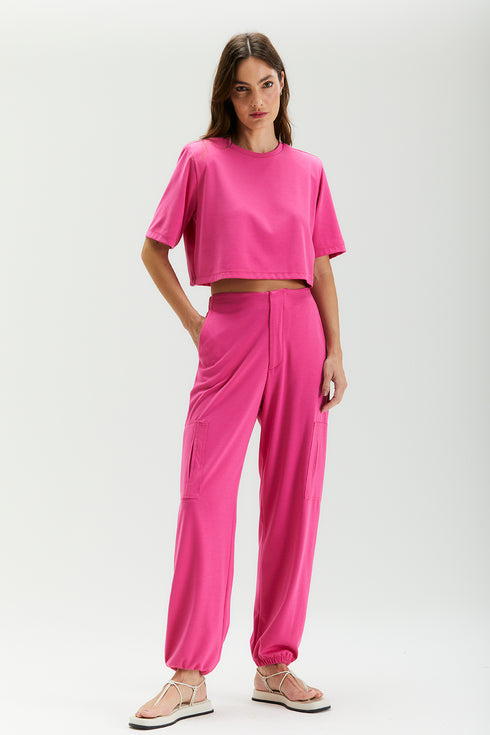 BLUSA MANGA CURTA PINK