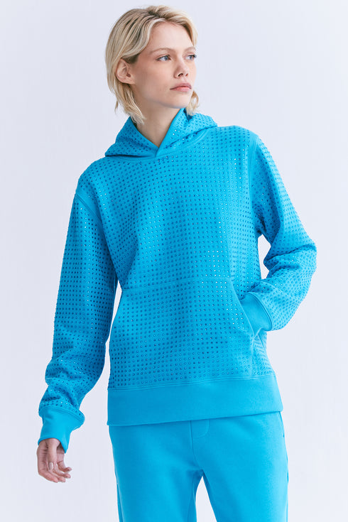 HOODIE SHINE TURQUESA