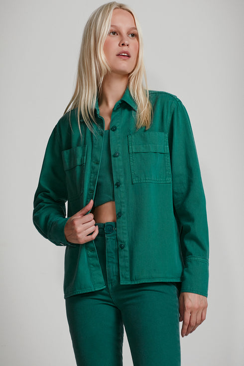 CAMISA SARJA VERDE