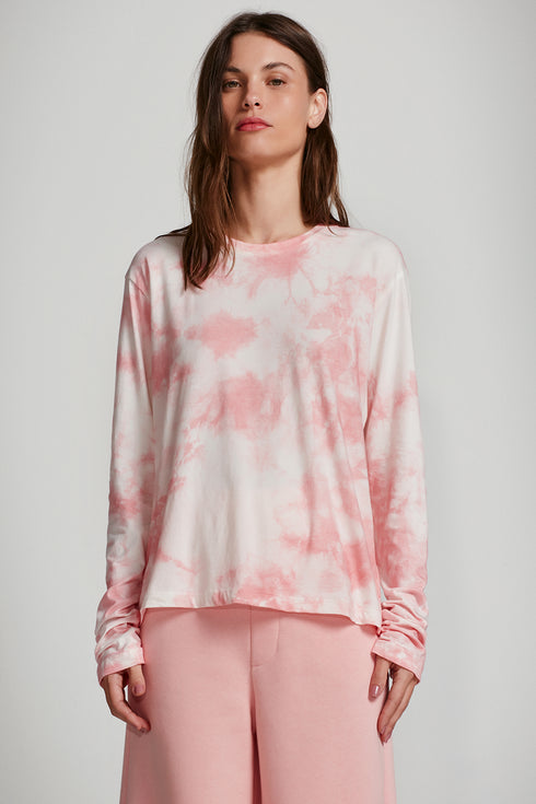 T-SHIRT TIE DYE ROSA