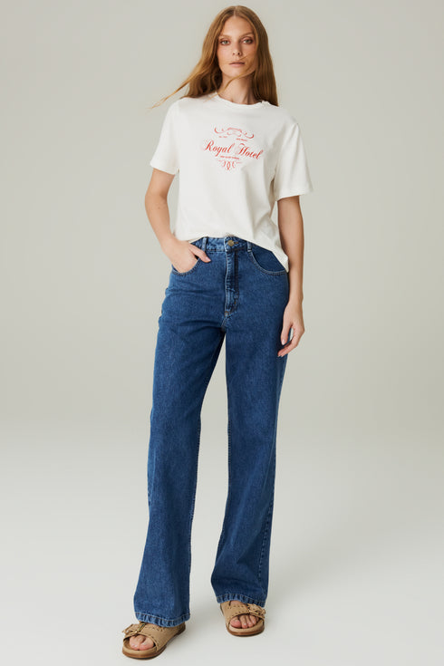 CALCA JEANS BAGGY MÉDIO