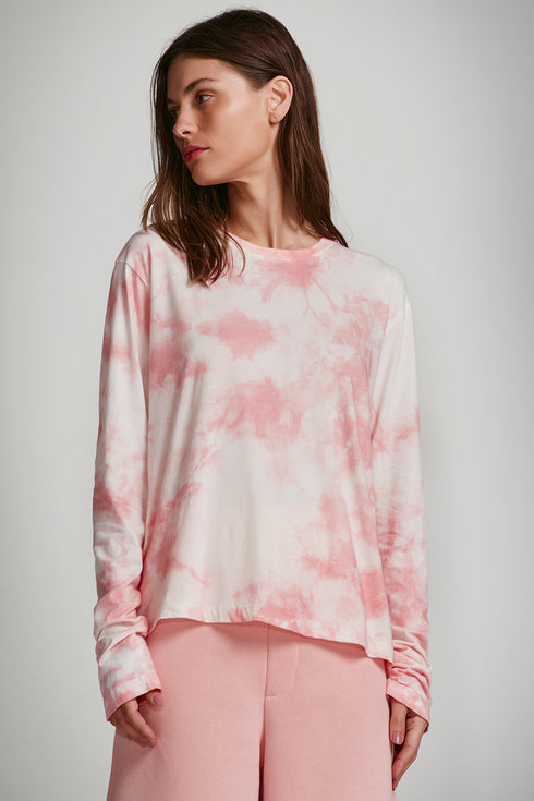 T-SHIRT TIE DYE ROSA