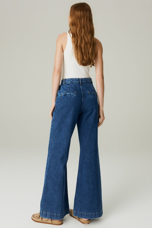 CALÇA JEANS ALFAIATARIA MÉDIO