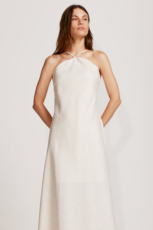 VESTIDO ALÇAS NATURAL