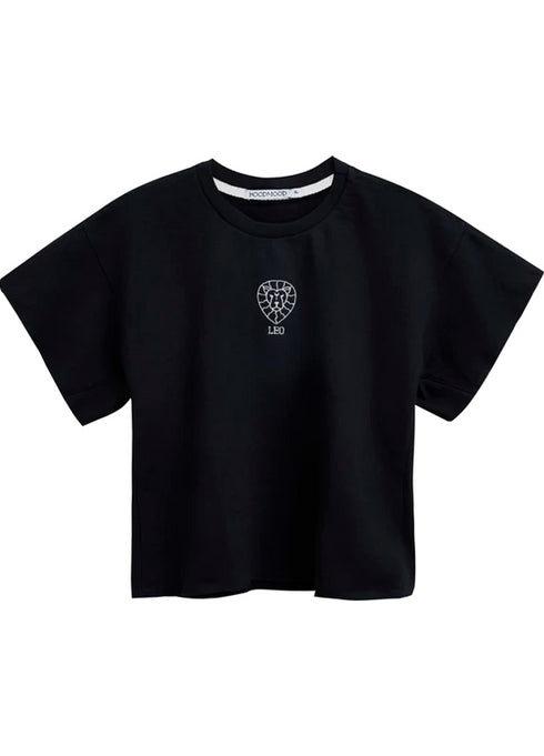 T-SHIRT SIGNOS PRETO/LEÃO