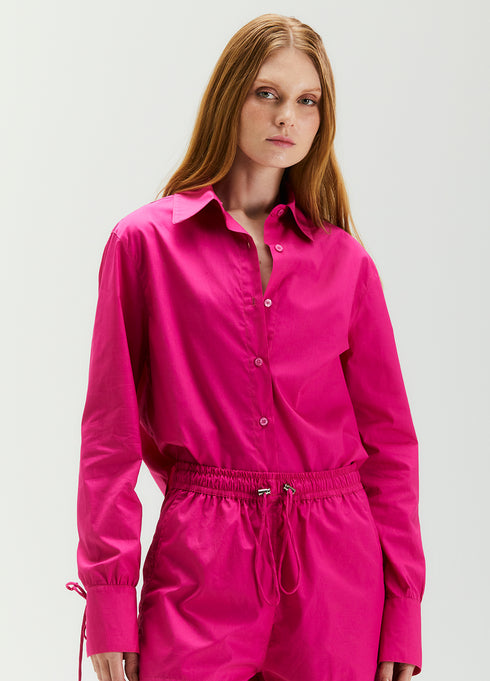 CAMISA AMARRAÇÃO MANGA LONGA PINK