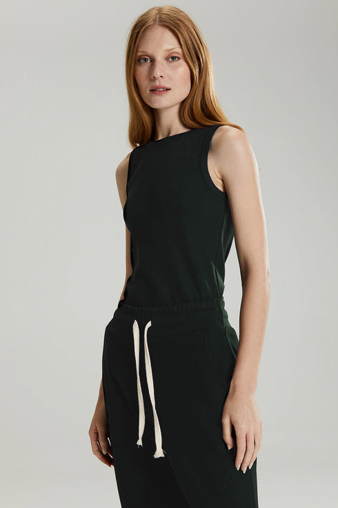 BLUSA REGATA VERDE ESCURO