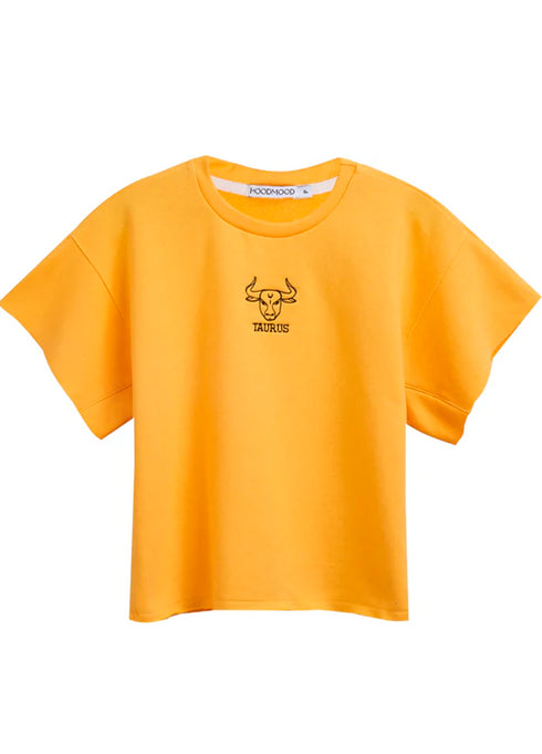 T-SHIRT SIGNOS AMARELO/TOURO