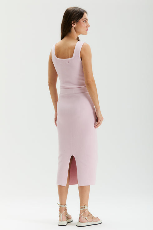 SAIA MIDI TRICÔ BALLET