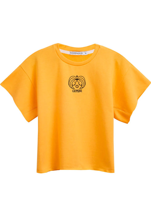 T-SHIRT SIGNOS AMARELO/GÊMEOS