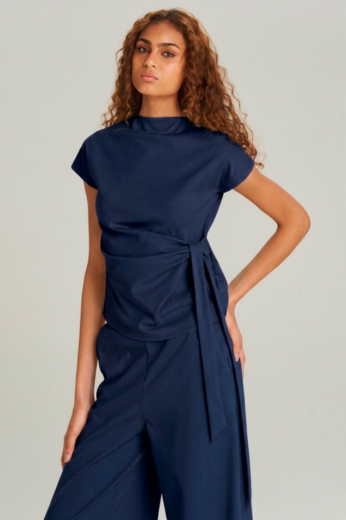 BLUSA AMARRAÇÃO MARINHO