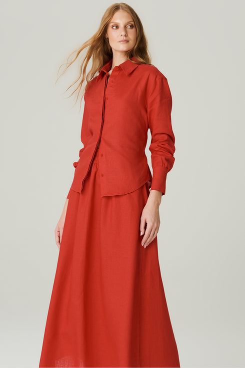 SAIA MID LINHO VERMELHO