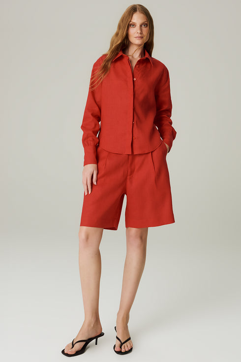 SHORTS LINHO VERMELHO