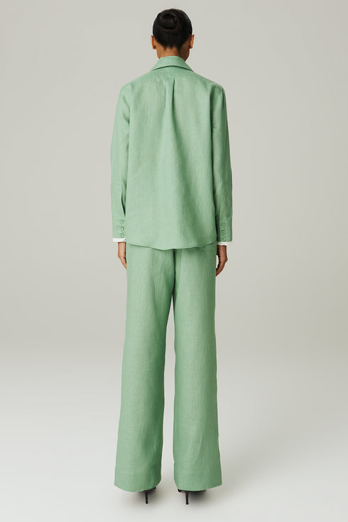 CALCA LINHO PANTA VERDE