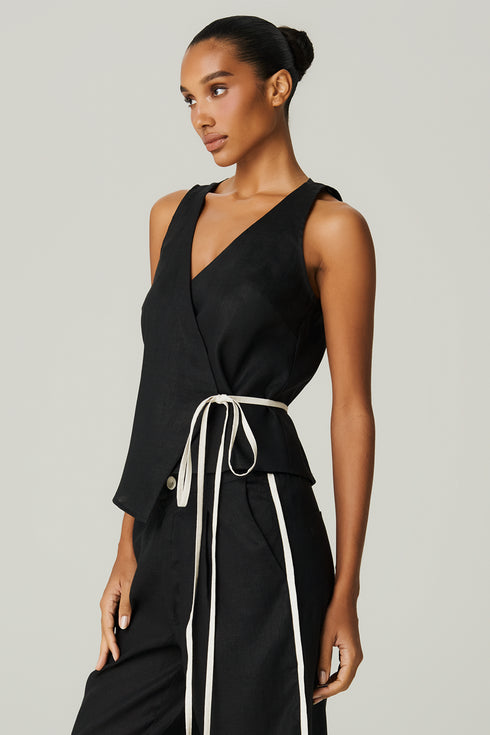 REGATA LINHO ENVELOPE PRETO/BEGE