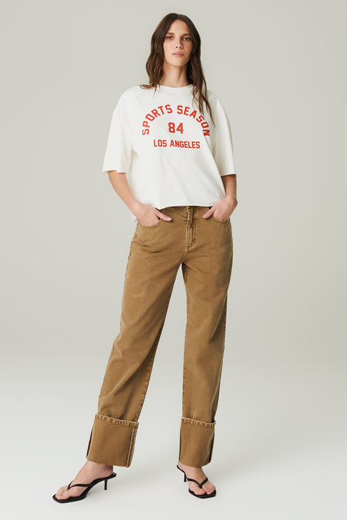 T-SHIRT COLEGE BRANCO