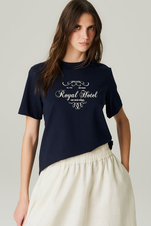 T-SHIRT HOOD MOOD MARINHO