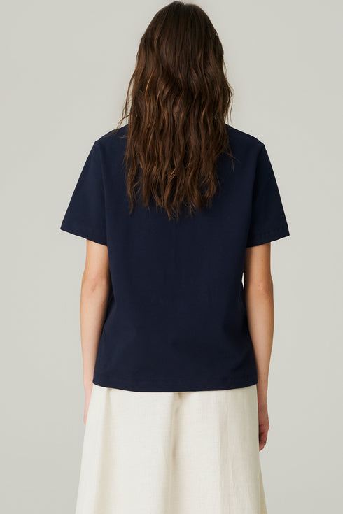 T-SHIRT HOOD MOOD MARINHO