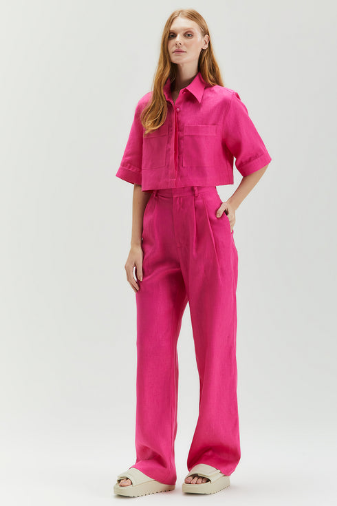 CAMISA MANGA CURTA PINK