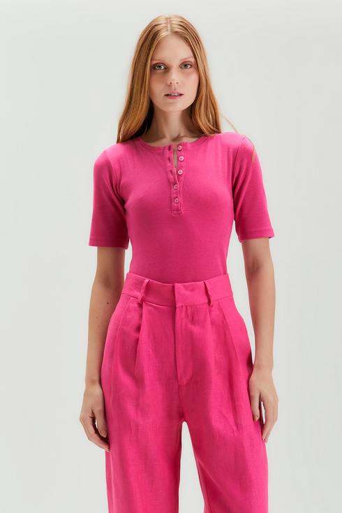 BODY BOTÕES PINK