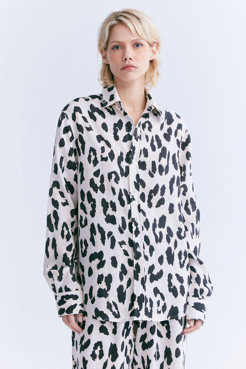 CAMISA MANGA LONGA OVERSIZED ONÇA