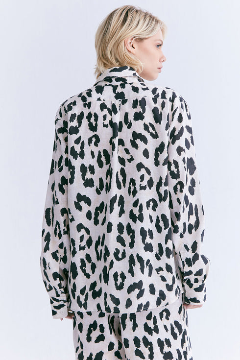 CAMISA MANGA LONGA OVERSIZED ONÇA