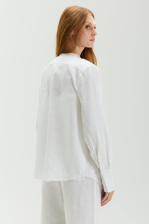 CAMISA AMPLA MANGA LONGA BRANCO