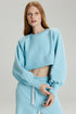 MOLETOM CROPPED AZUL BEBÊ