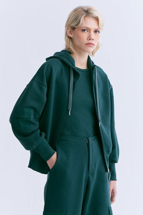 JAQUETA VERDE ESCURO