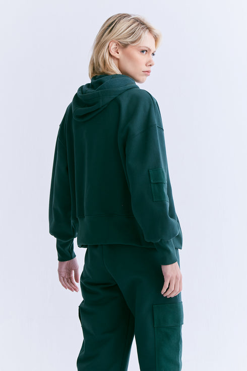 JAQUETA VERDE ESCURO