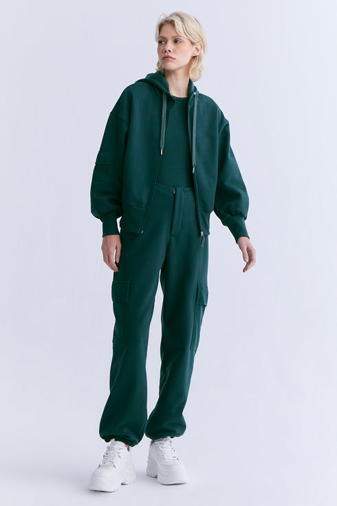 JAQUETA VERDE ESCURO