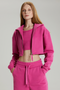 CROPPED JACKET PINK