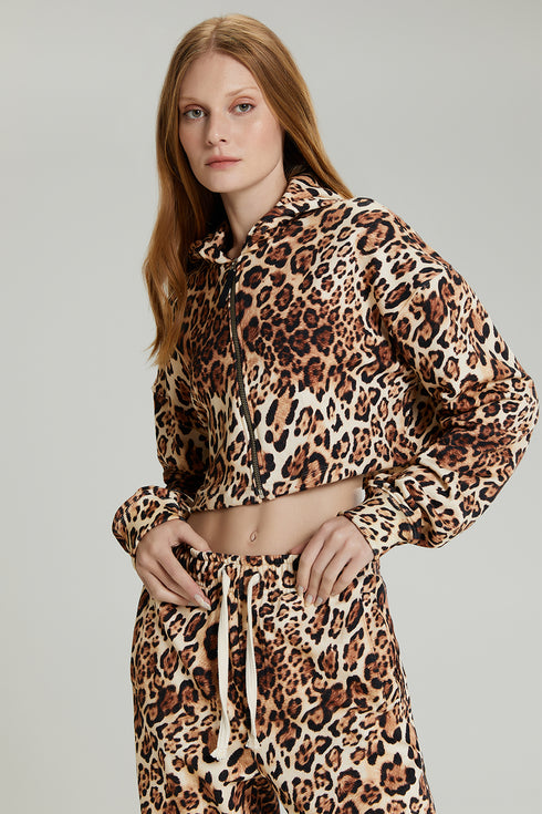 CROPPED JACKET ONÇA