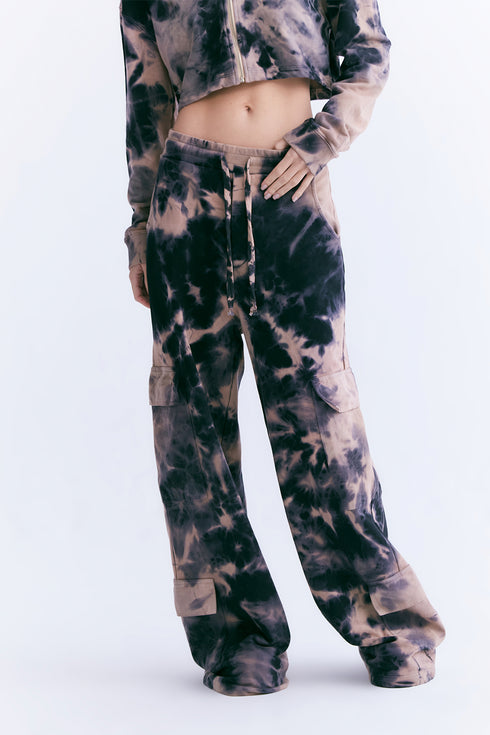 CALÇA BAGGY CARGO TIE DYE