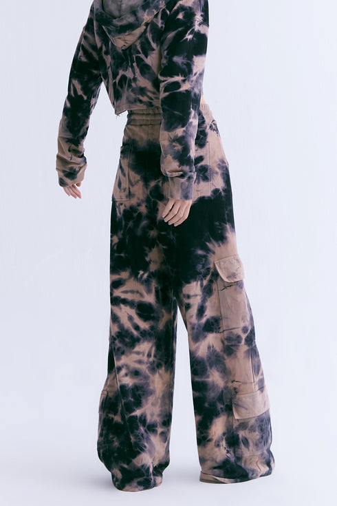 CALÇA BAGGY CARGO TIE DYE