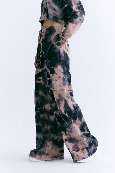 CALÇA BAGGY CARGO TIE DYE