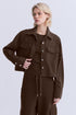 CAMISA CROPPED MARROM