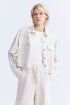 CAMISA CROPPED OFF-WHITE