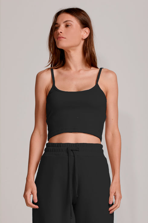 CROPPED TANK PRETO