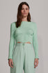 CROPPED TRICÔ MENTA
