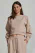 BLUSA GOLA ALTA BEGE