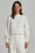 BLUSA GOLA ALTA OFF WHITE
