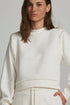 BLUSA GOLA ALTA OFF WHITE
