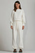 BLUSA GOLA ALTA OFF WHITE