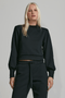 BLUSA GOLA ALTA PRETO