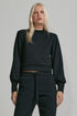 BLUSA GOLA ALTA PRETO