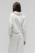 BLUSA GOLA ALTA ZÍPER OFF WHITE